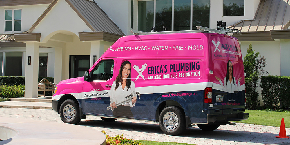 Ericas plumbing van
