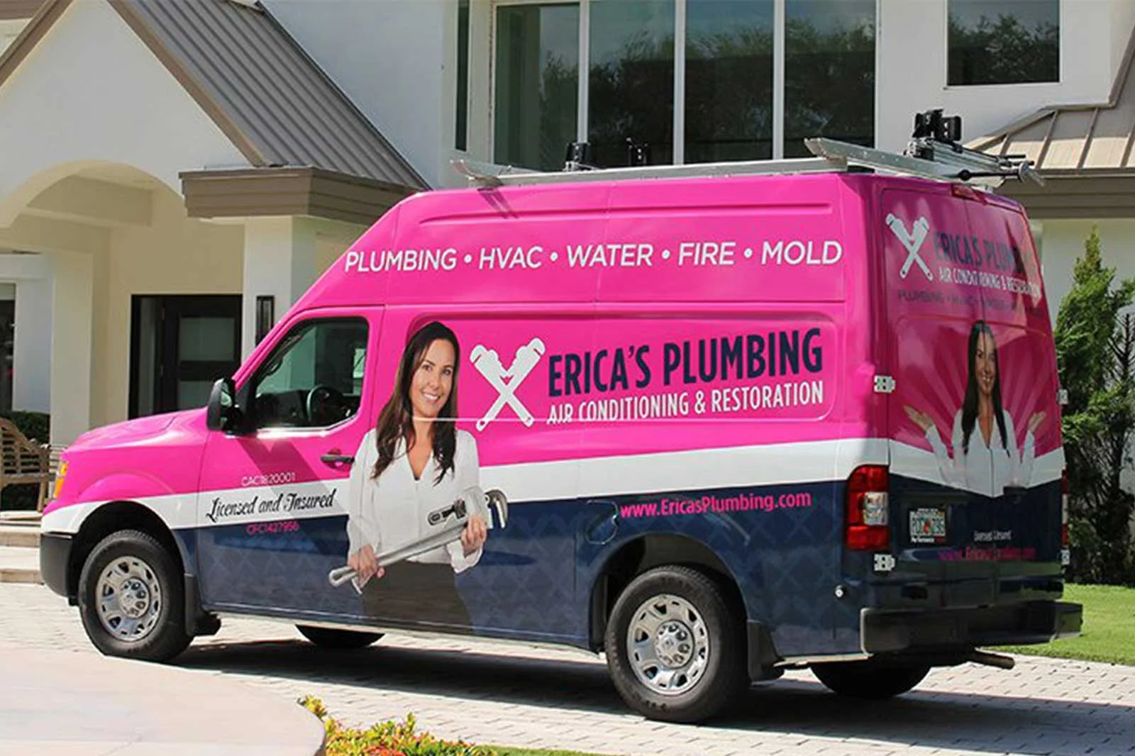 Ericas-Plumbing Ericas plumbing, AC and restoration servicing a Miami area home doing AC Repair